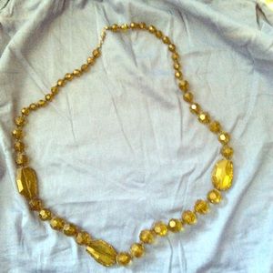 Olive green necklace